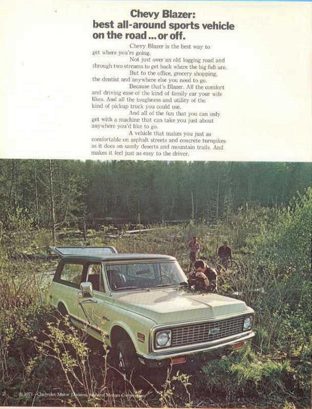 1972 Chevrolet Blazer Brochure Page 3